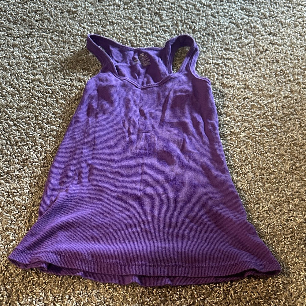 George Purple Tank Top